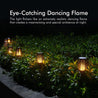 Solar Flame Flickering Lamp Torch