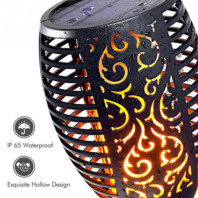 Solar Flame Flickering Lamp Torch